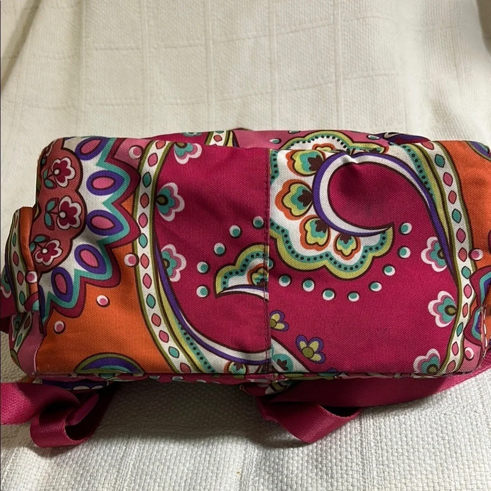 VERA BRADLEY Colorful Paisley / Floral Backpack